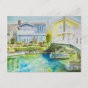 Venice Bridge Postcard