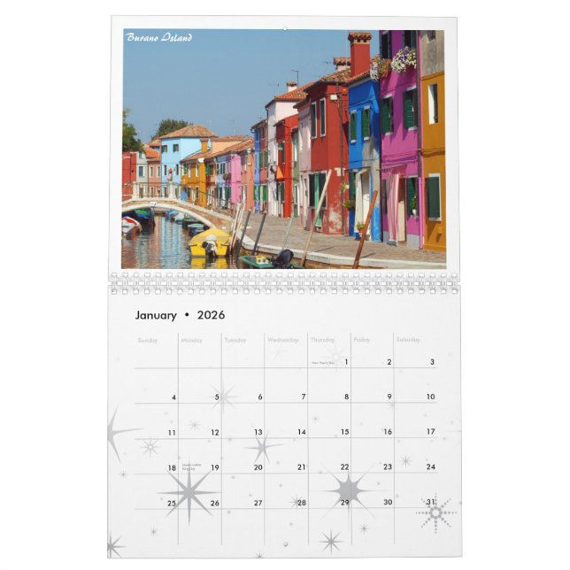 Venice Calendar (Jan 2026)