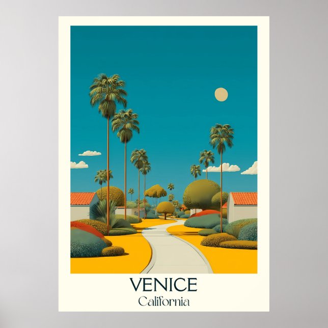 Venice California Art Print | Bohemian Beach (Front)