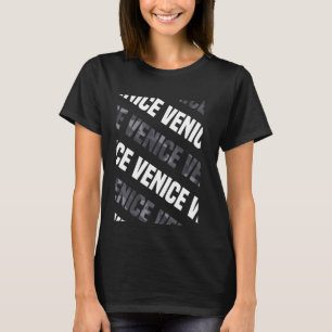 Venice Camo Pattern Grey Camouflage T-Shirt