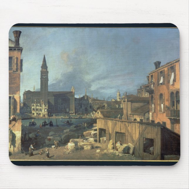 Venice: Campo San Vidal and Santa Maria Carita Mouse Pad (Front)