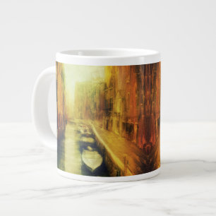 Venice Canal Balcony Painting Large Coffee Mug