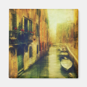 Venice Canal Balcony Painting Magnet