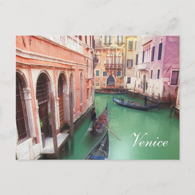 Venice Canal custom post card (Front)