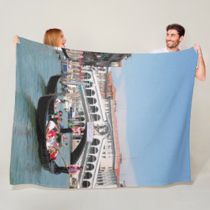 Venice Canal Fleece Blanket