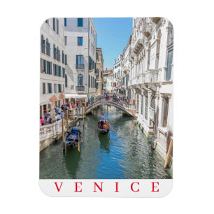 Venice canal fridge magnet
