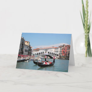 Venice Canal Greeting Card (Blank)