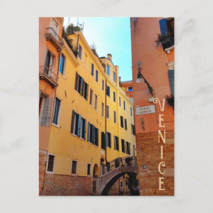 Venice Canal Living Architecture Rooftop Gardens Postcard
