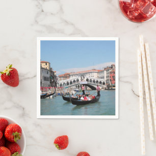 Venice Canal Paper Napkins