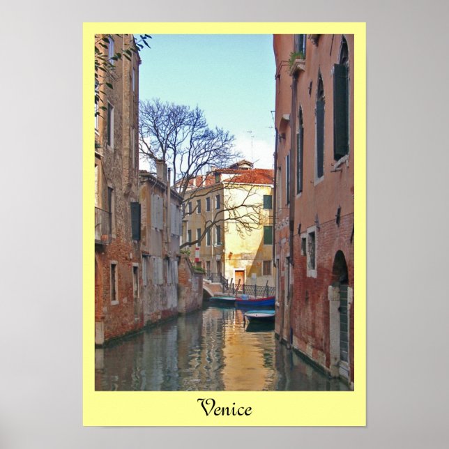 Venice Canal Poster (Front)