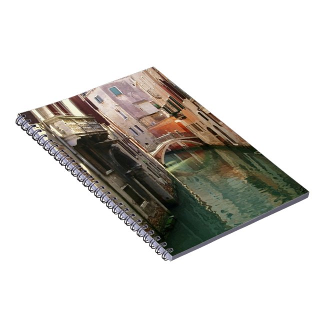 Venice Canal Spiral Notebook (Right Side)