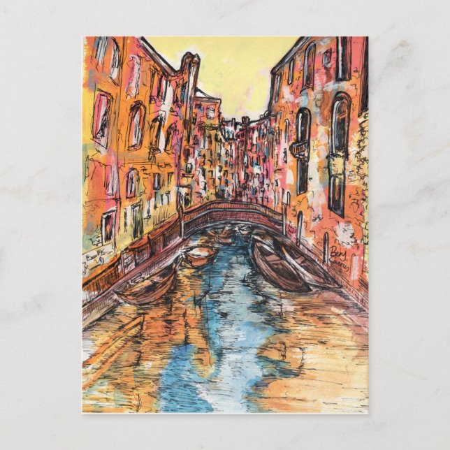 Venice Canals Postcard (Front)