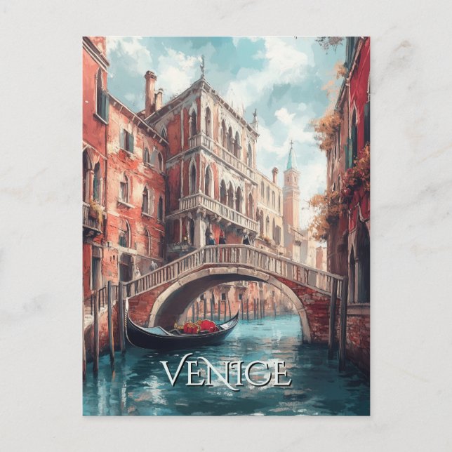 Venice Canals Travel Postcard (Front)
