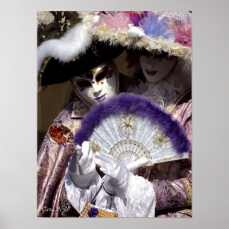Venice carnival — Love Poster
