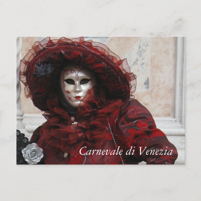 Venice Carnival Postcard (Front)