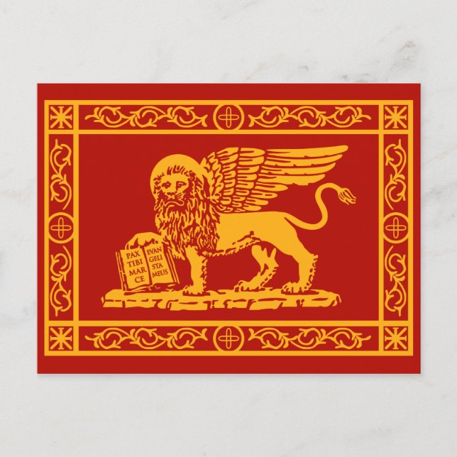 Venice Coat of Arms Postcard (Front)
