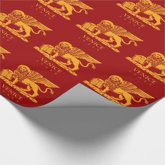 Venice Coat of Arms Wrapping Paper (Corner)