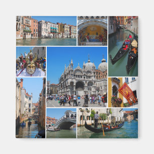 Venice collage magnet