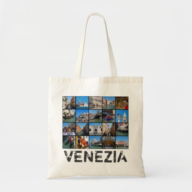 Venice collage tote bag (Front)