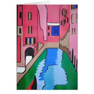 Venice Colourful Card