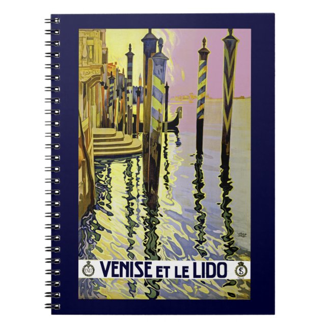 Venice et le Lido Spiral Notebook (Front)