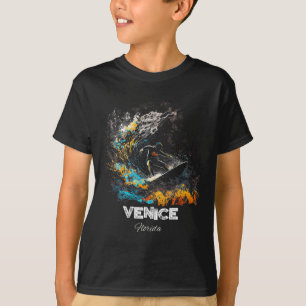 Venice Florida Surfing Surfboard _1  T-Shirt