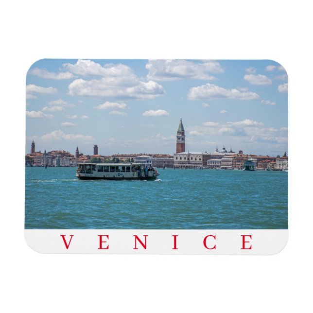 Venice from the water fridge magnet (Horizontal)