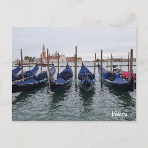 Venice Gondola Postcard