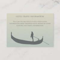Venice Gondola Silhouette at Sunset Wedding