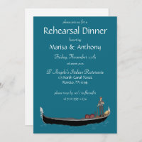 Venice Gondola with Gondolier Rehearsal Dinner