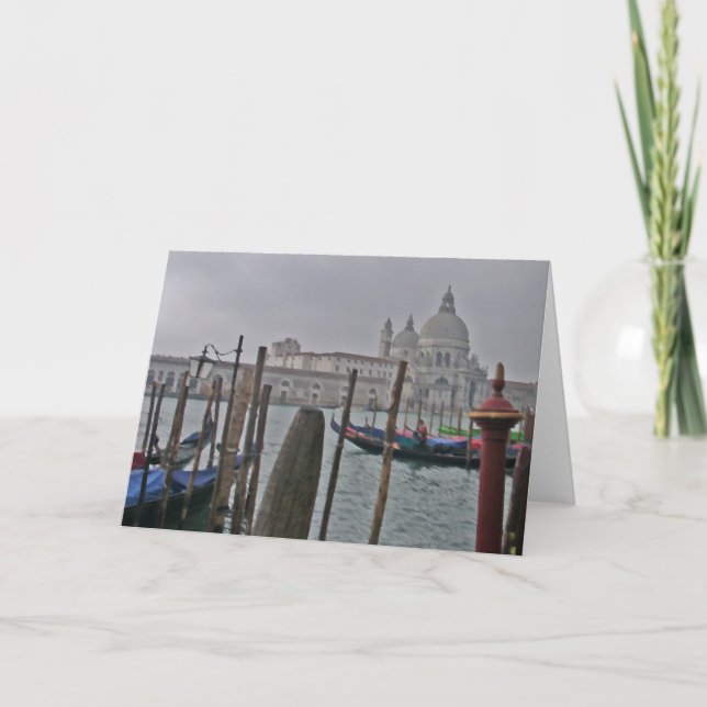 Venice - Gondolas Card (Front)