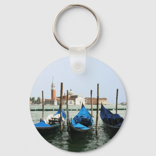 Venice gondolas key ring