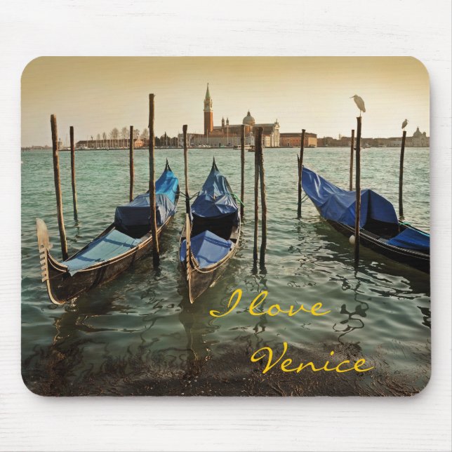 Venice gondolas mouse pad (Front)