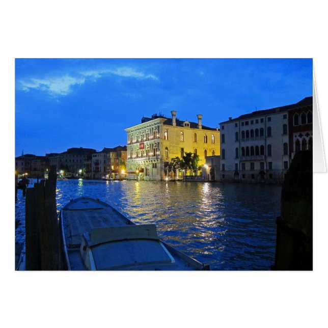Venice - Grand Canal at Night (Front Horizontal)