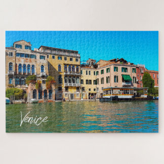 Venice Grand Canal Venetian Style Houses Jigsaw Puzzle