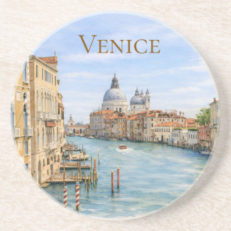 Venice Grand Canal Watercolor Coaster