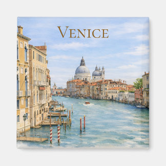 Venice Grand Canal Watercolor Magnet
