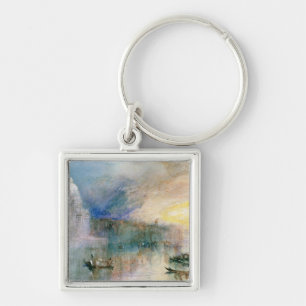 Venice: Grand Canal with Santa Maria della Salute Key Ring