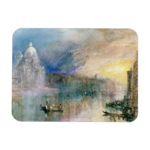 Venice: Grand Canal with Santa Maria della Salute Magnet