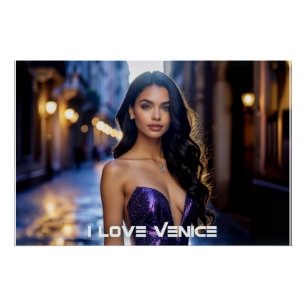 VENICE - I LOVE VENICE - ITALY POSTER