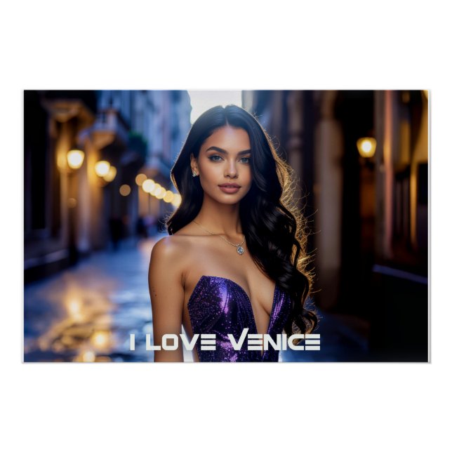 VENICE - I LOVE VENICE - ITALY POSTER (Front)