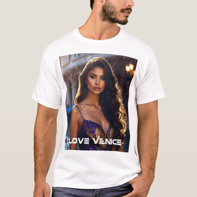 VENICE - I LOVE VENICE T-Shirt (Front)