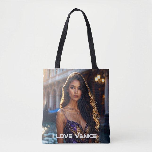 VENICE - I LOVE VENICE TOTE BAG (Front)