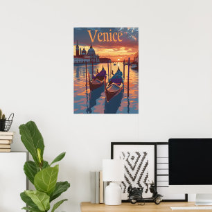 Venice Illustration Poster