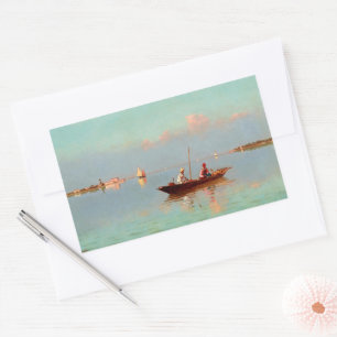 Venice, in the Lagoon  Rectangular Sticker