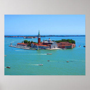 Venice - Island of San Giorgio Maggiore Poster