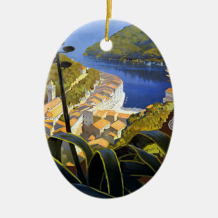 Venice Italian Riviera Ceramic Tree Decoration