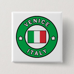 Venice Italy 15 Cm Square Badge