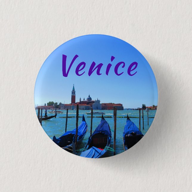 Venice, Italy - Button (Front)