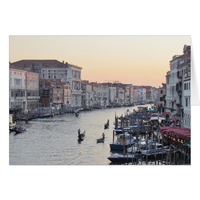 Venice, Italy Canal at Sunset (Front Horizontal)